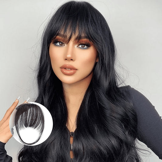 Flequillo clipable para un look transformado instantáneamente