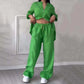 Ensemble 2 pièces pour femmes | Chemise boutonnée et pantalon