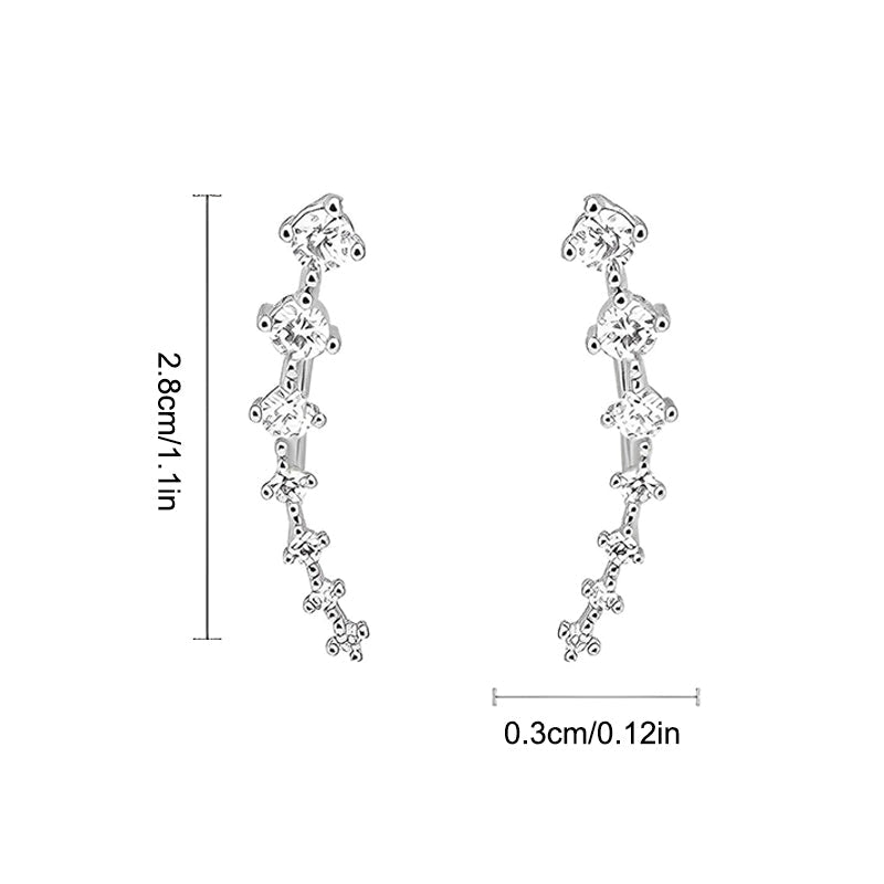 Seven Star Diamond Earrings